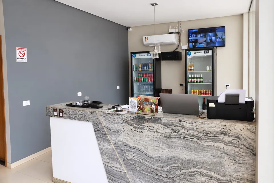 Recepção do hotel